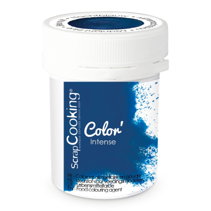 scrapcooking Colorant alimentaire en poudre bleu nuit 5 gr