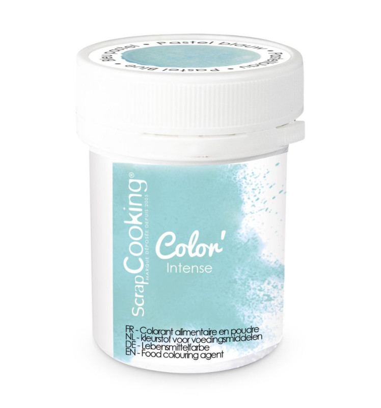 scrapcooking Colorant alimentaire en poudre bleu pastel 5 gr