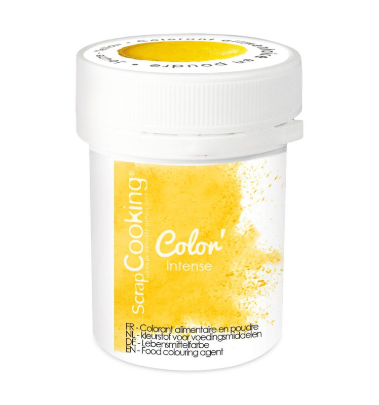 scrapcooking Colorant alimentaire en poudre jaune 5 gr