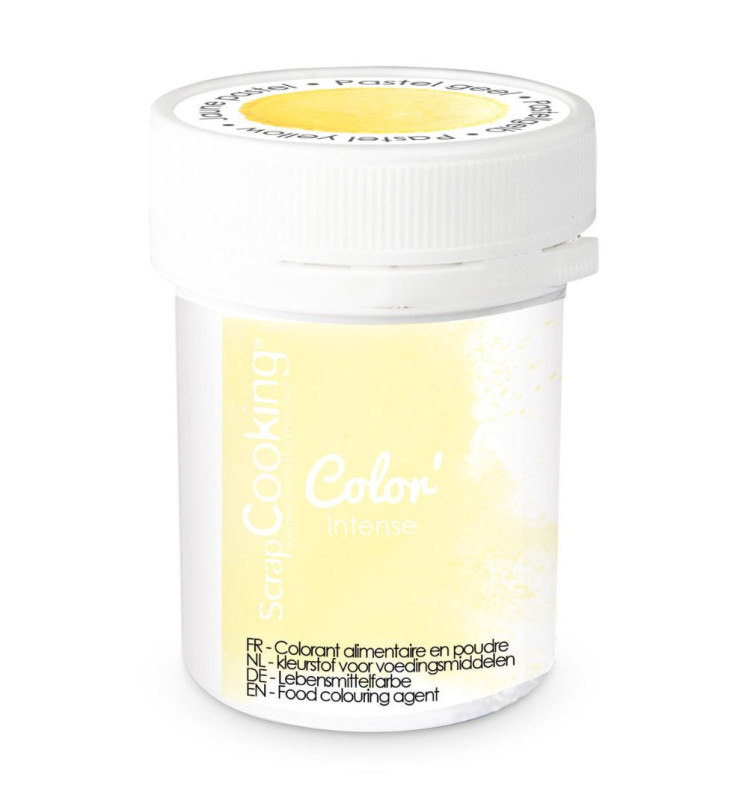 scrapcooking Colorant alimentaire en poudre jaune pastel 5 gr
