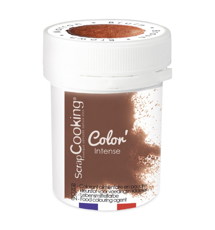 scrapcooking Colorant alimentaire en poudre marron 5 gr