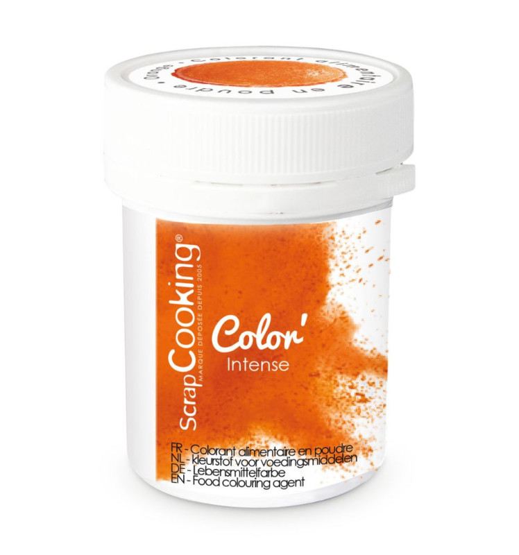 scrapcooking Colorant alimentaire en poudre orange 5 gr
