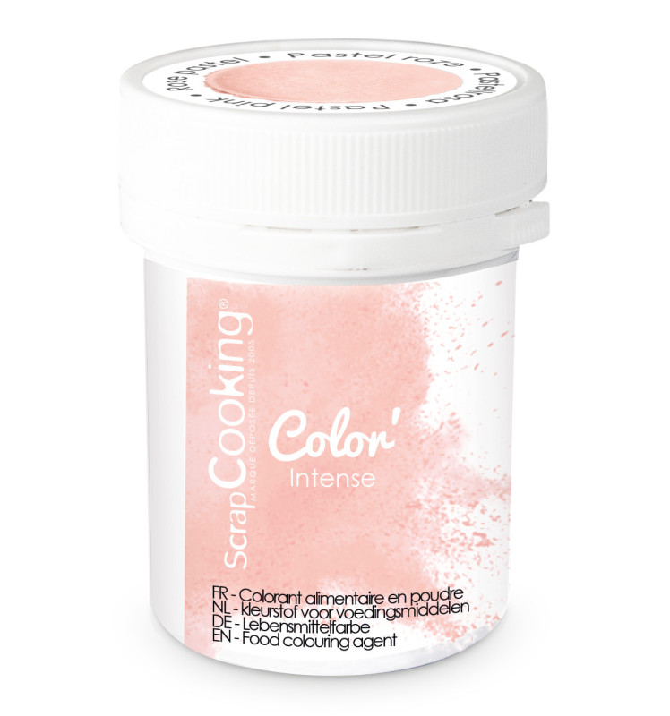 scrapcooking Colorant alimentaire en poudre rose pastel 5 gr