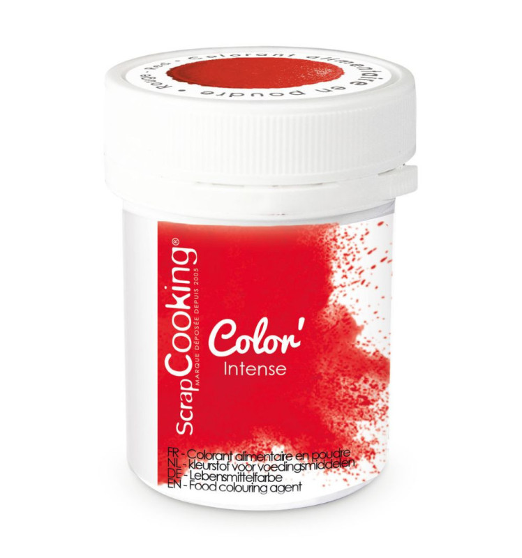 scrapcooking Colorant alimentaire en poudre rouge 5 gr