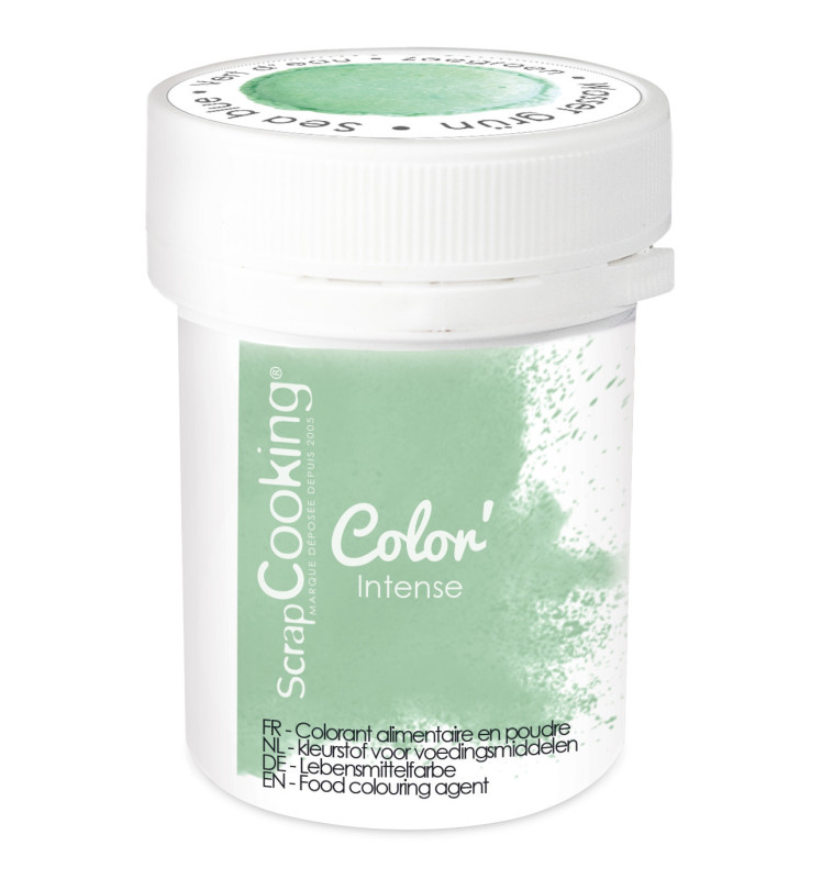 Scrapcooking Colorant Alimentaire En Poudre Vert D'eau 5 Gr