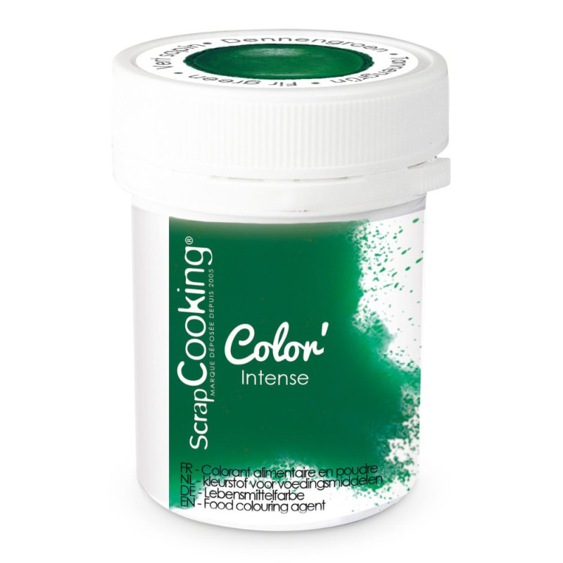 scrapcooking Colorant alimentaire en poudre vert sapin 5 gr