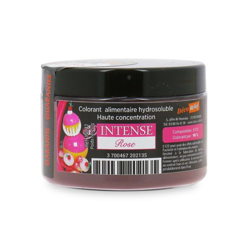 scrapcooking Colorant alimentaire hydrosoluble intense rose en poudre - 50 g