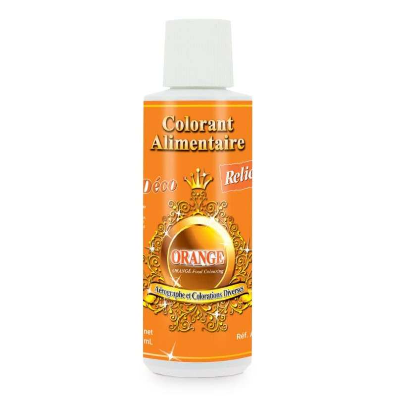 Scrapcooking Colorant Alimentaire Hydrosoluble Orange Professionnel - 125 Ml