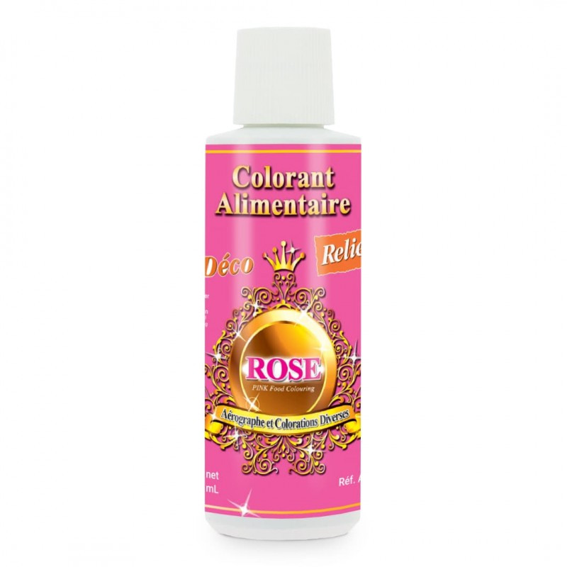 scrapcooking Colorant alimentaire hydrosoluble rose professionnel - 125 ml