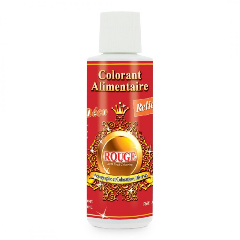 scrapcooking Colorant alimentaire hydrosoluble rouge professionnel - 125 ml