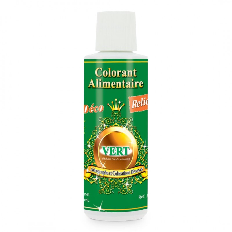 scrapcooking Colorant alimentaire hydrosoluble vert professionnel - 125 ml