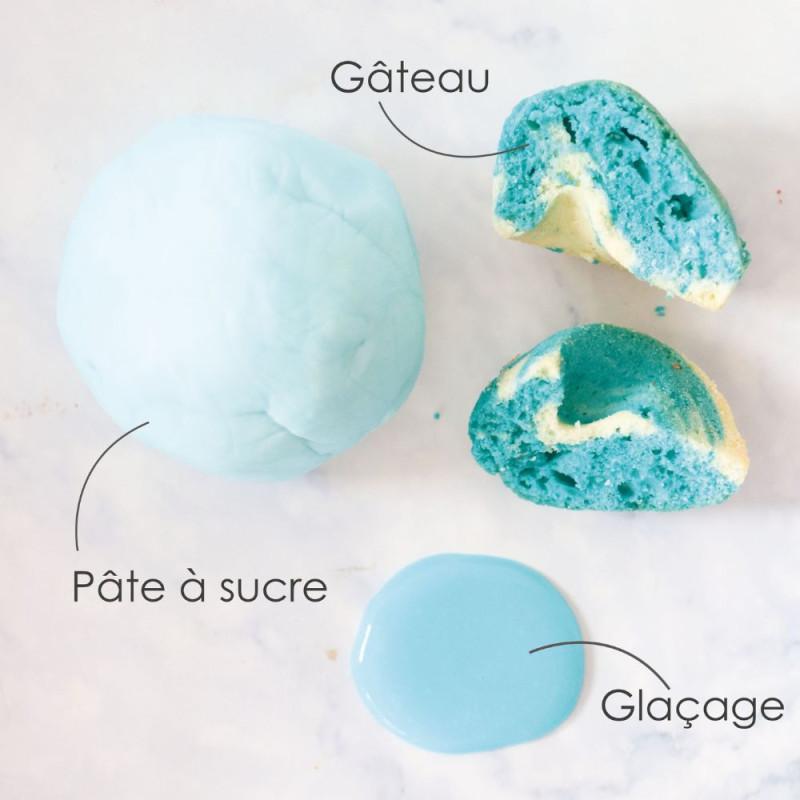 Scrapcooking Colorant Gel Alimentaire Bleu Turquoise 20 Gr