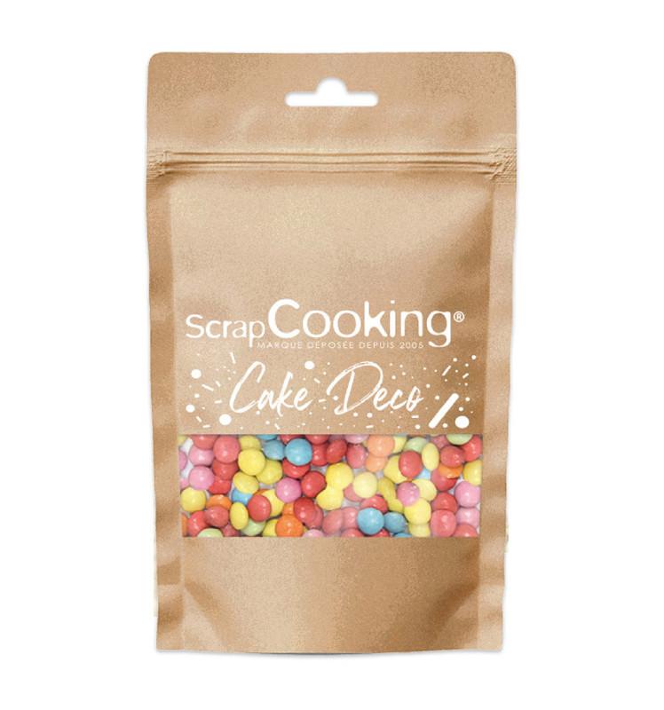 Scrapcooking Décors Sucrés Dragées Choco Multicolores 75g