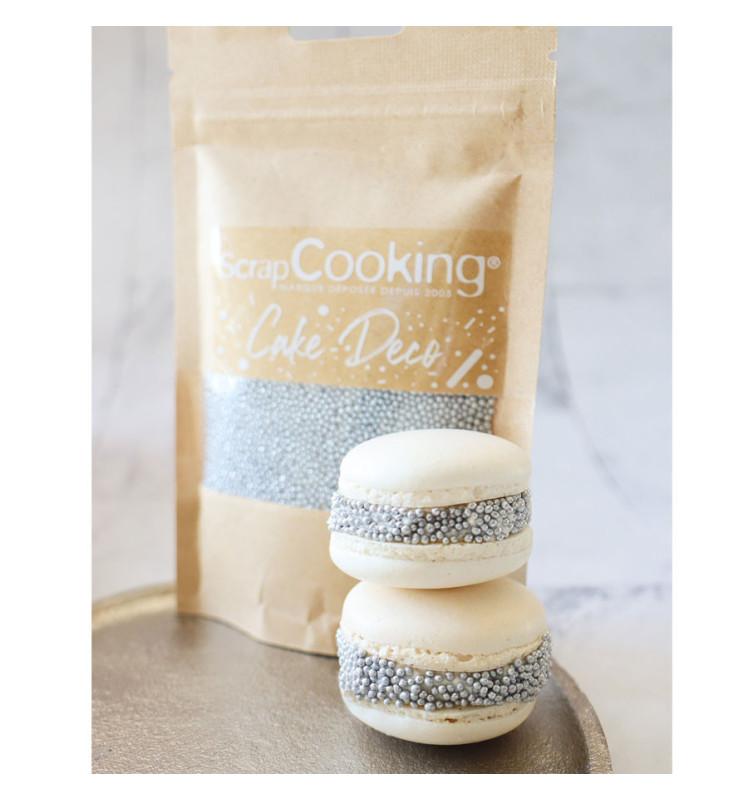 Scrapcooking Décors Sucrés Mini-billes Argentées 80g