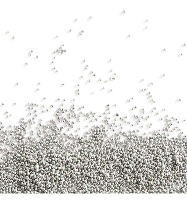 scrapcooking Décors sucrés mini-billes argentées 80g