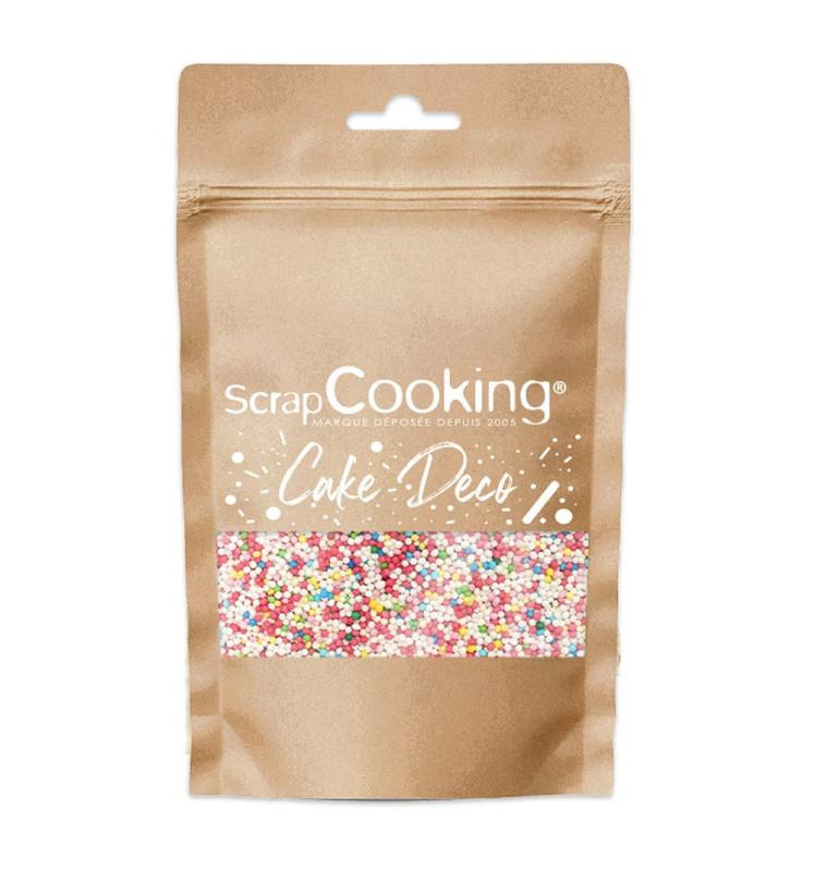 scrapcooking Décors sucrés mini-billes multicolores 80g