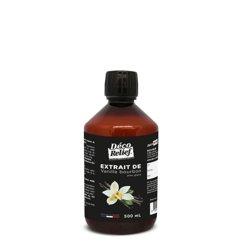 scrapcooking Extrait de vanille Bourbon avec grains - 500 ml