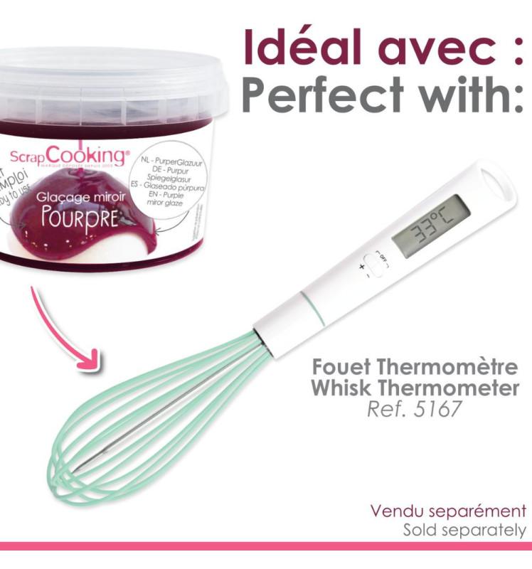 Scrapcooking Glaçage Miroir Prêt à L'emploi Pourpre 300g