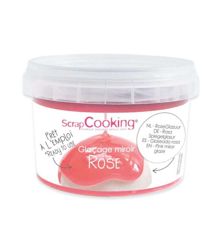 Scrapcooking Glaçage Miroir Prêt à L'emploi Rose 300g