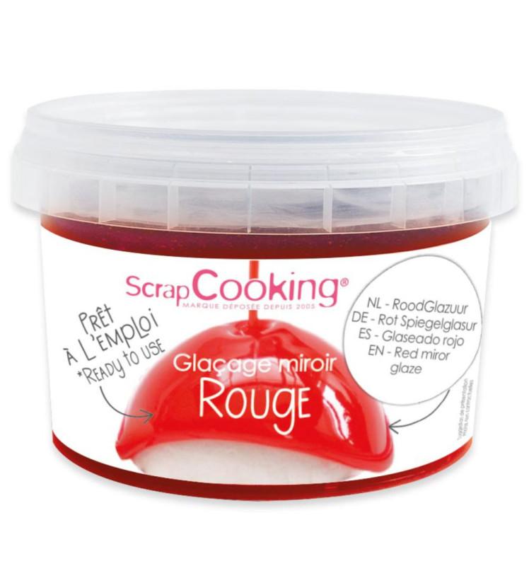 Scrapcooking Glaçage Miroir Prêt à L'emploi Rouge 300g