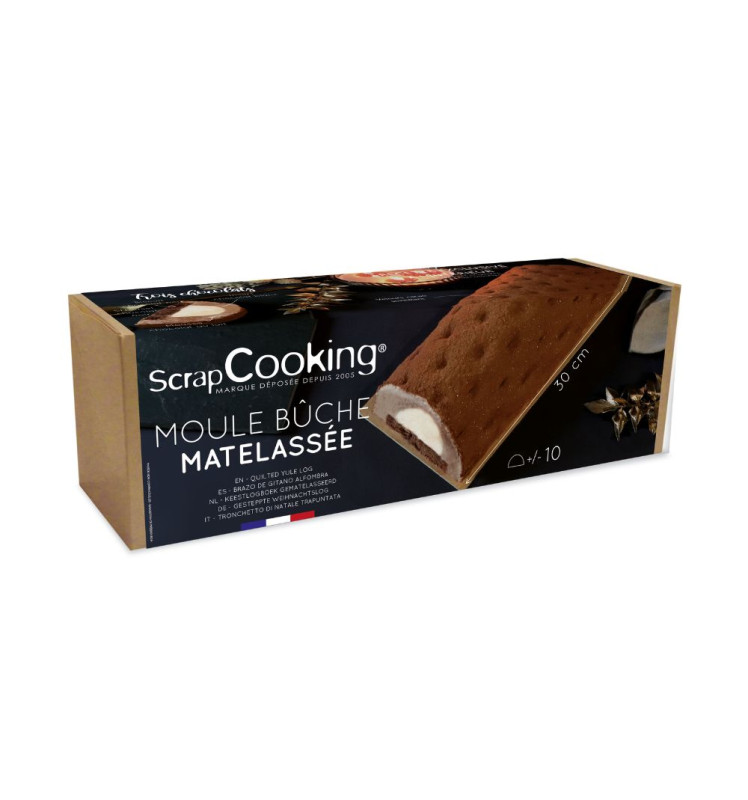 Scrapcooking Kit Moule Semi Rigide Bûche Matelassée