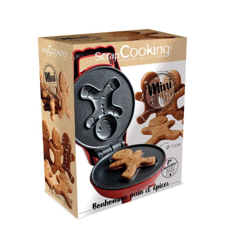 scrapcooking Mini gaufrier Gingerbread Man - Waffle Factory