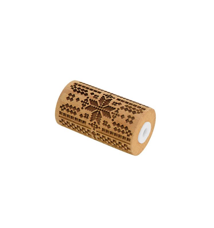 Scrapcooking Mini Rouleau Bois Empreinte Point De Croix