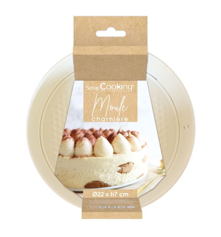 Scrapcooking Moule à Charnière Acier Antiadhésif Ø22 Cm