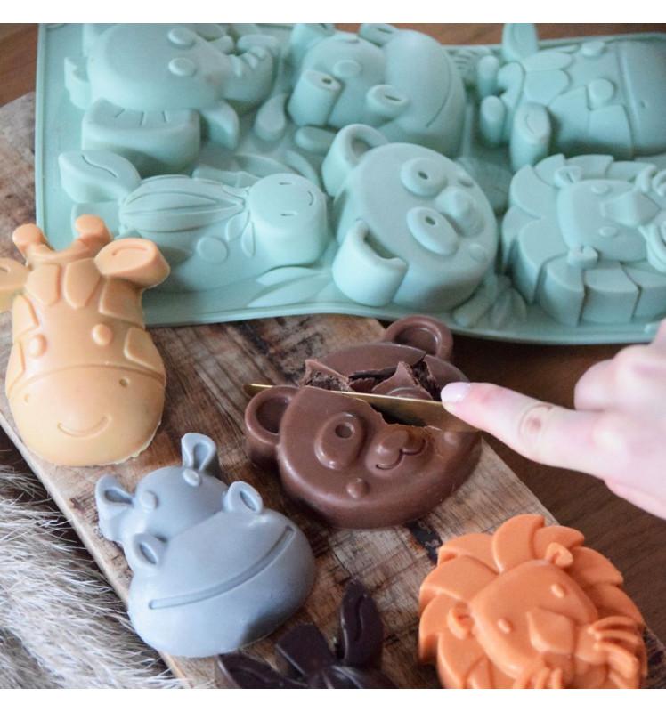 Scrapcooking Moule à Gâteaux Silicone Animaux De La Jungle