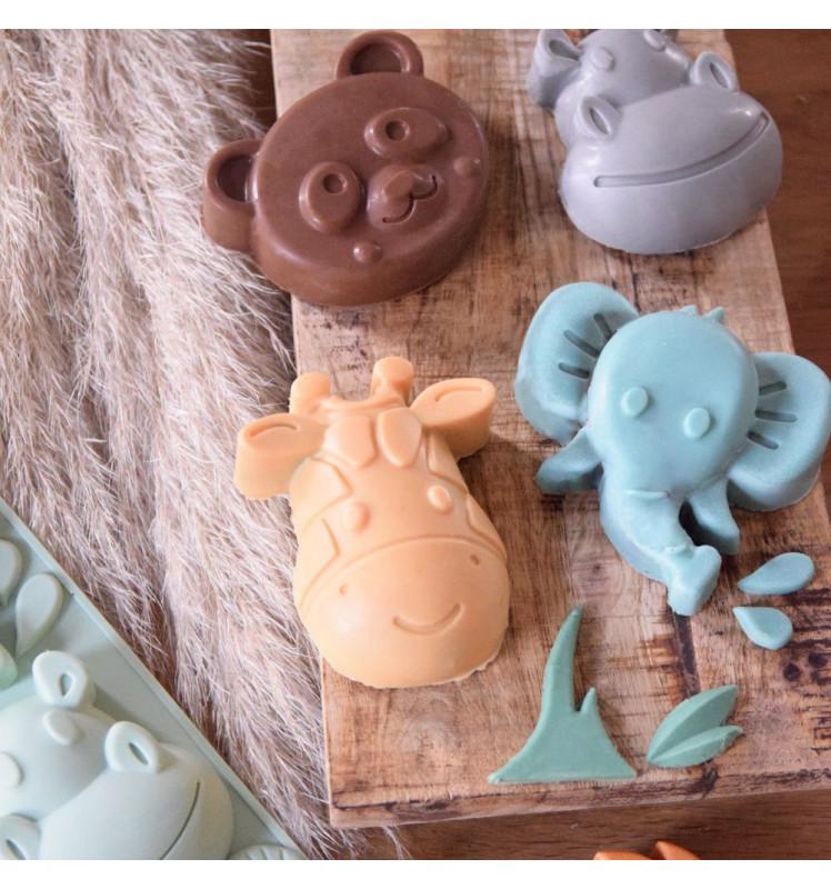 Scrapcooking Moule à Gâteaux Silicone Animaux De La Jungle