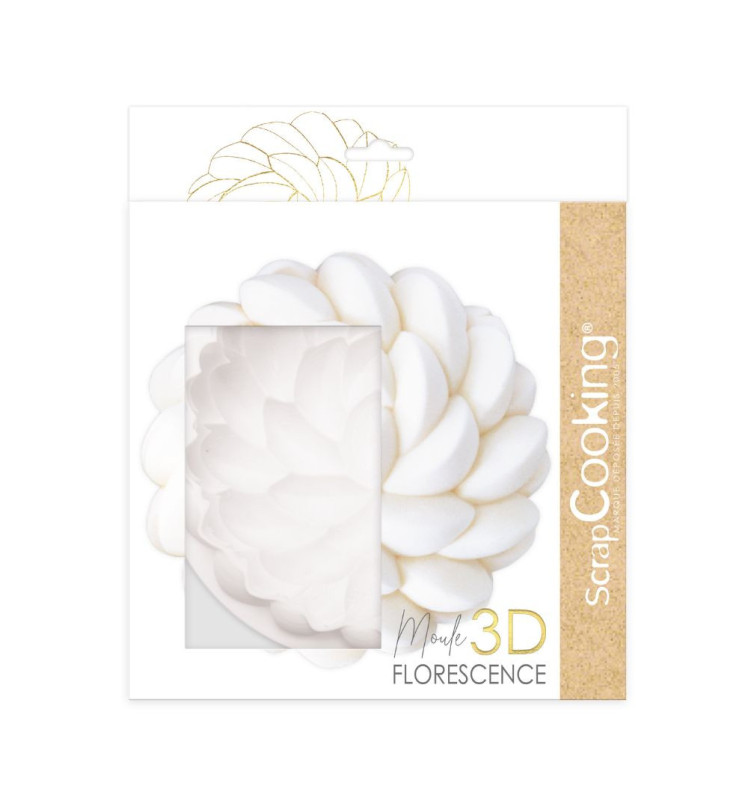 scrapcooking Moule gâteau entremets silicone 3D - Florescence