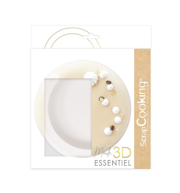 scrapcooking Moule gâteau entremets silicone rond - Essentiel