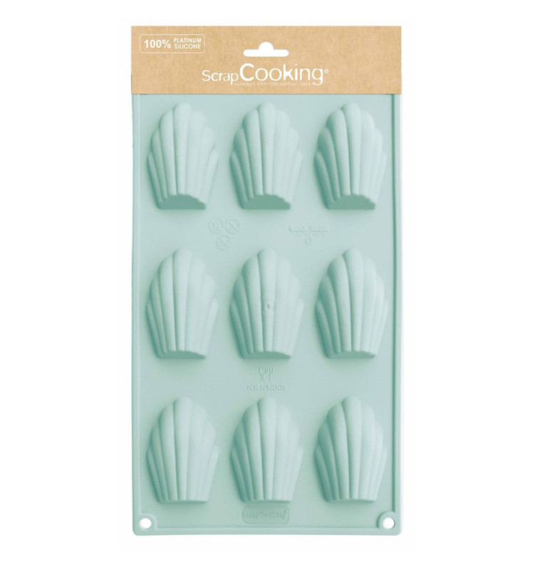 Scrapcooking Moule Madeleine En Silicone 100% Platinium