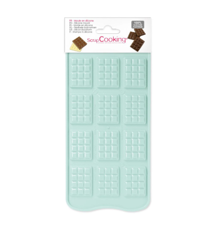 scrapcooking Moule silicone chocolat mini-tablettes