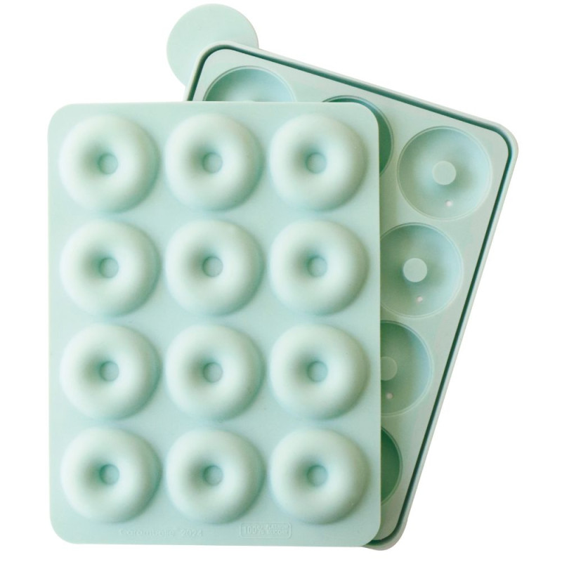 Scrapcooking Moule Silicone Pour Donuts Pops - 12 Mini Donuts