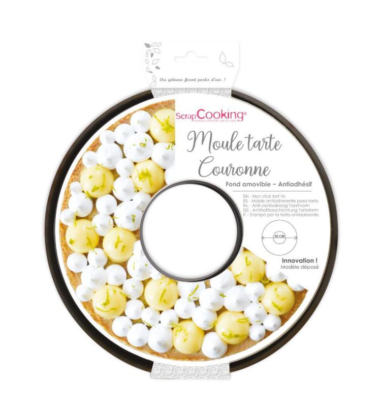 scrapcooking Moule tarte couronne / à trou antiadhésif