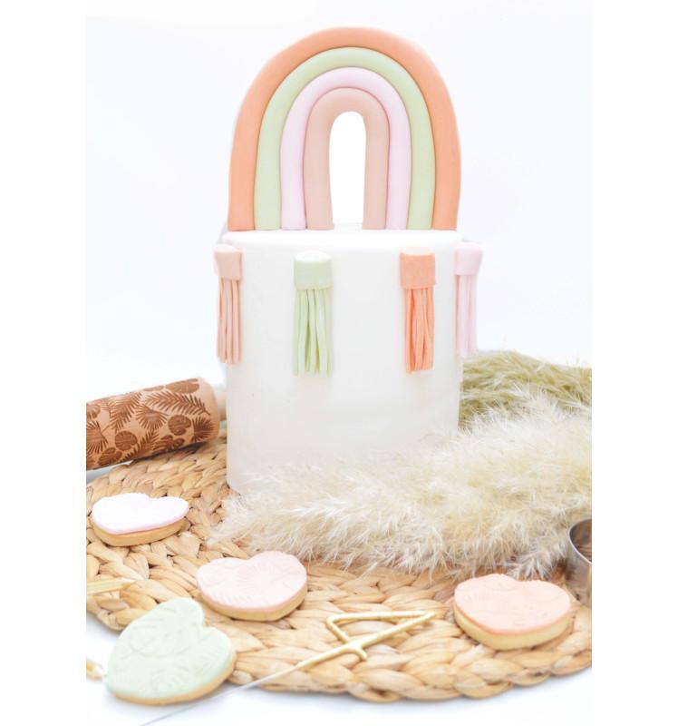 Scrapcooking Pâte à Sucre Colorant D'origine Naturelle Blush 250g