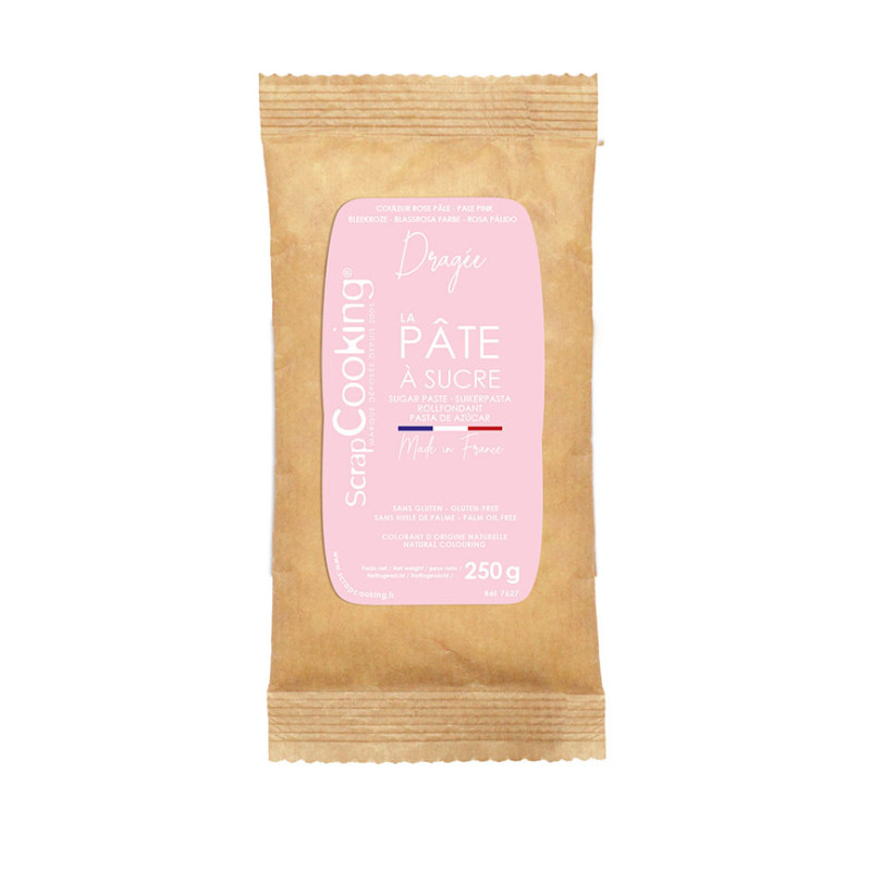 scrapcooking Pâte à sucre colorant d'origine naturelle Dragée 250g