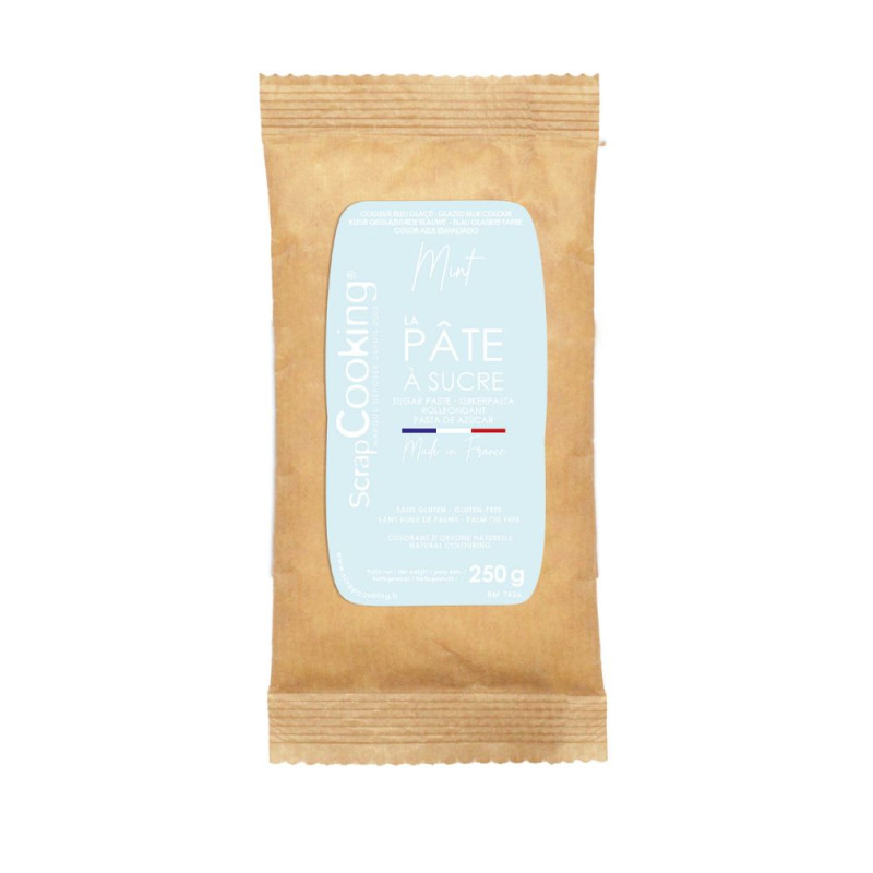 Scrapcooking Pâte à Sucre Colorant D'origine Naturelle Mint 250g