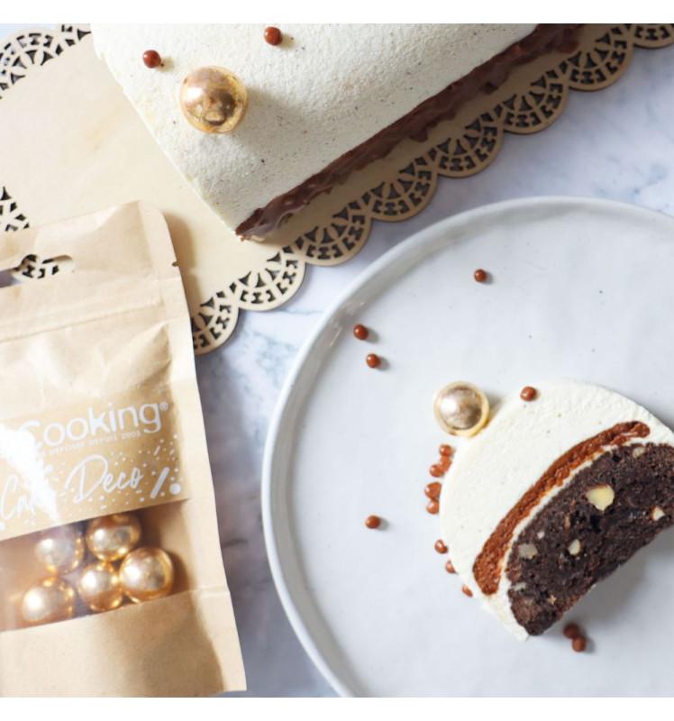 Scrapcooking Perles Chocolat Croustillantes XXL Or 55g