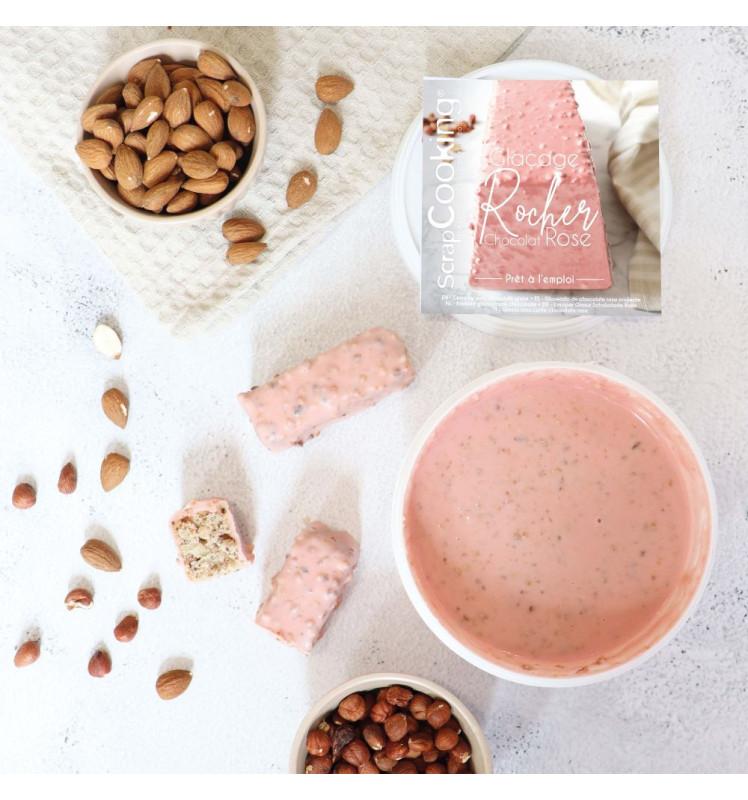 Scrapcooking Pot Glaçage Rocher Prêt à L'emploi Chocolat Rose