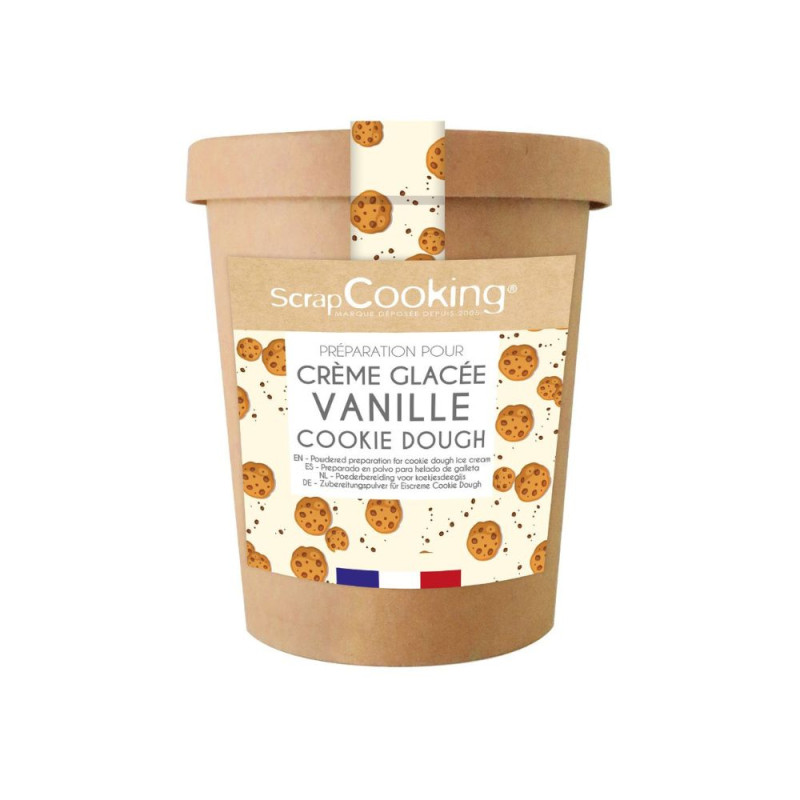 scrapcooking Pot préparation pour glace Cookie dough 110g
