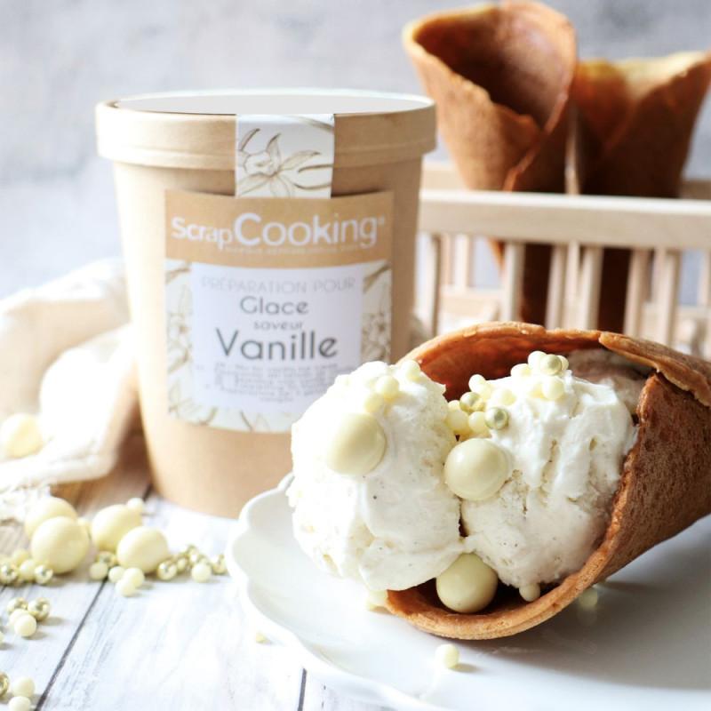 Scrapcooking Pot Préparation Pour Glace Vanille 145g
