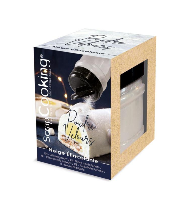 scrapcooking Poudre de velours neige étincelante 100 g