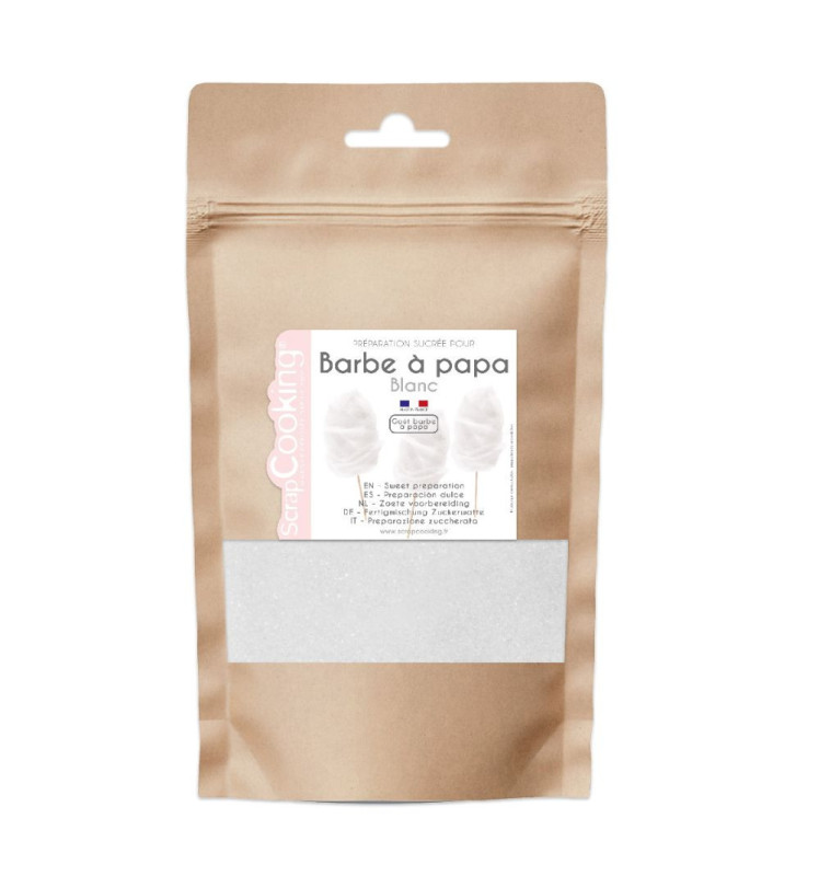 scrapcooking Prépa sucrée barbe à papa - blanc - goût barbe à papa 160g