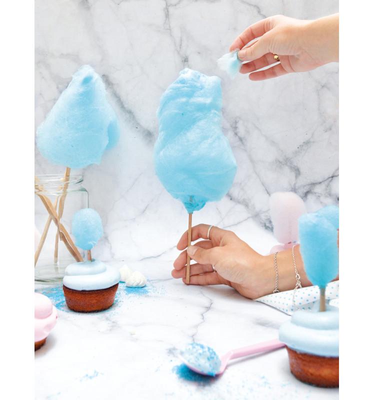 Scrapcooking Prépa Sucrée Barbe à Papa - Bleu - Goût Cola 400g