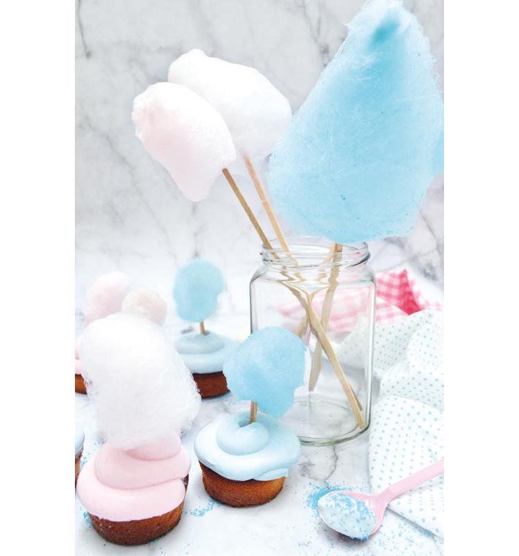 Scrapcooking Prépa Sucrée Barbe à Papa - Bleu - Goût Cola 400g