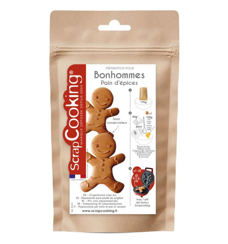 scrapcooking Préparation Bonhomme Pain d'épices 190g