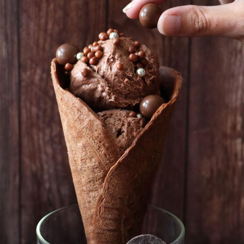 Scrapcooking Préparation Gaufrettes/ Cornet- Chocolat 260g