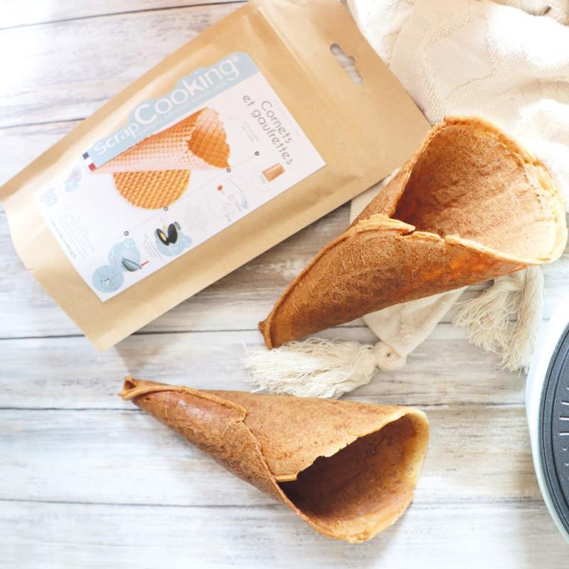 Scrapcooking Préparation Gaufrettes/ Cornet- Vanille 250g